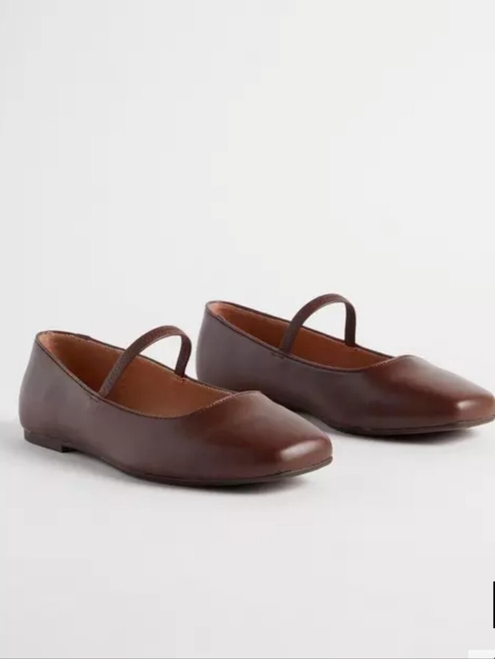 torrid Brown Mary Jane Square Toe Flats Size 7.5 WW